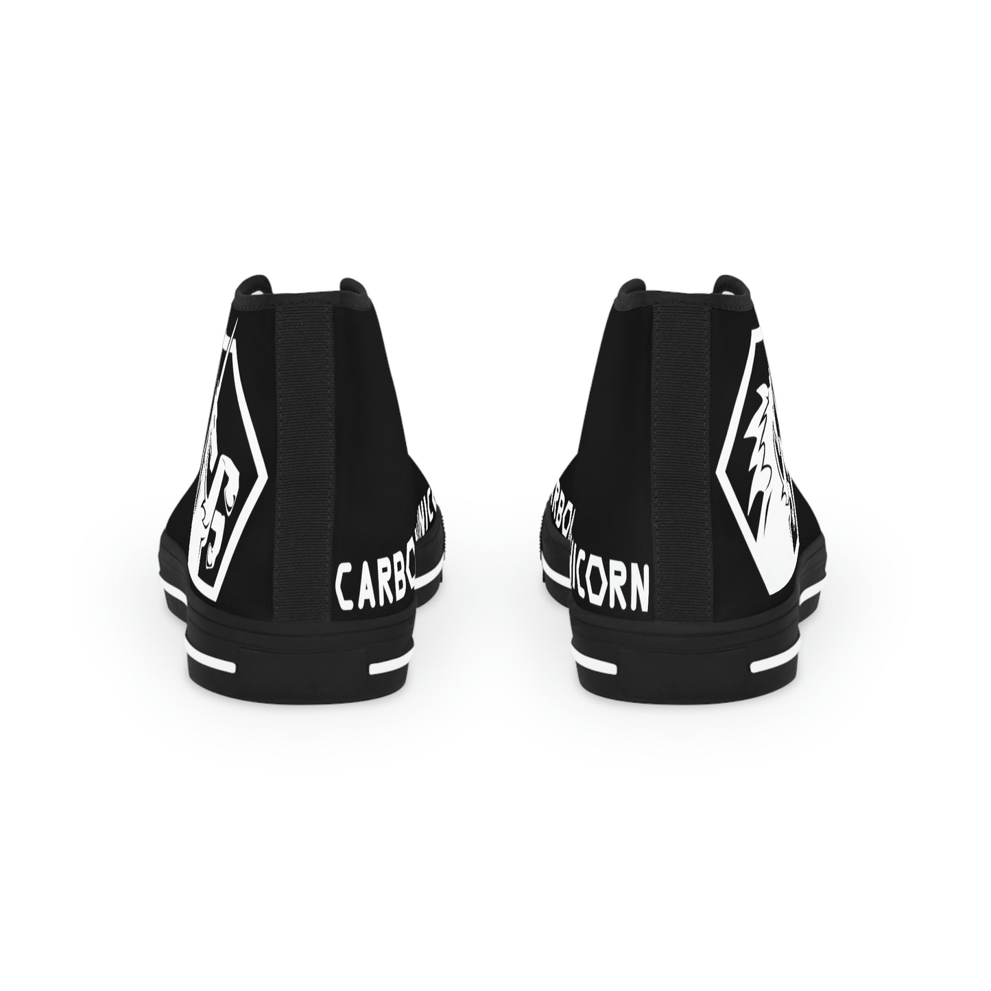 Black w/White High Top Sneakers