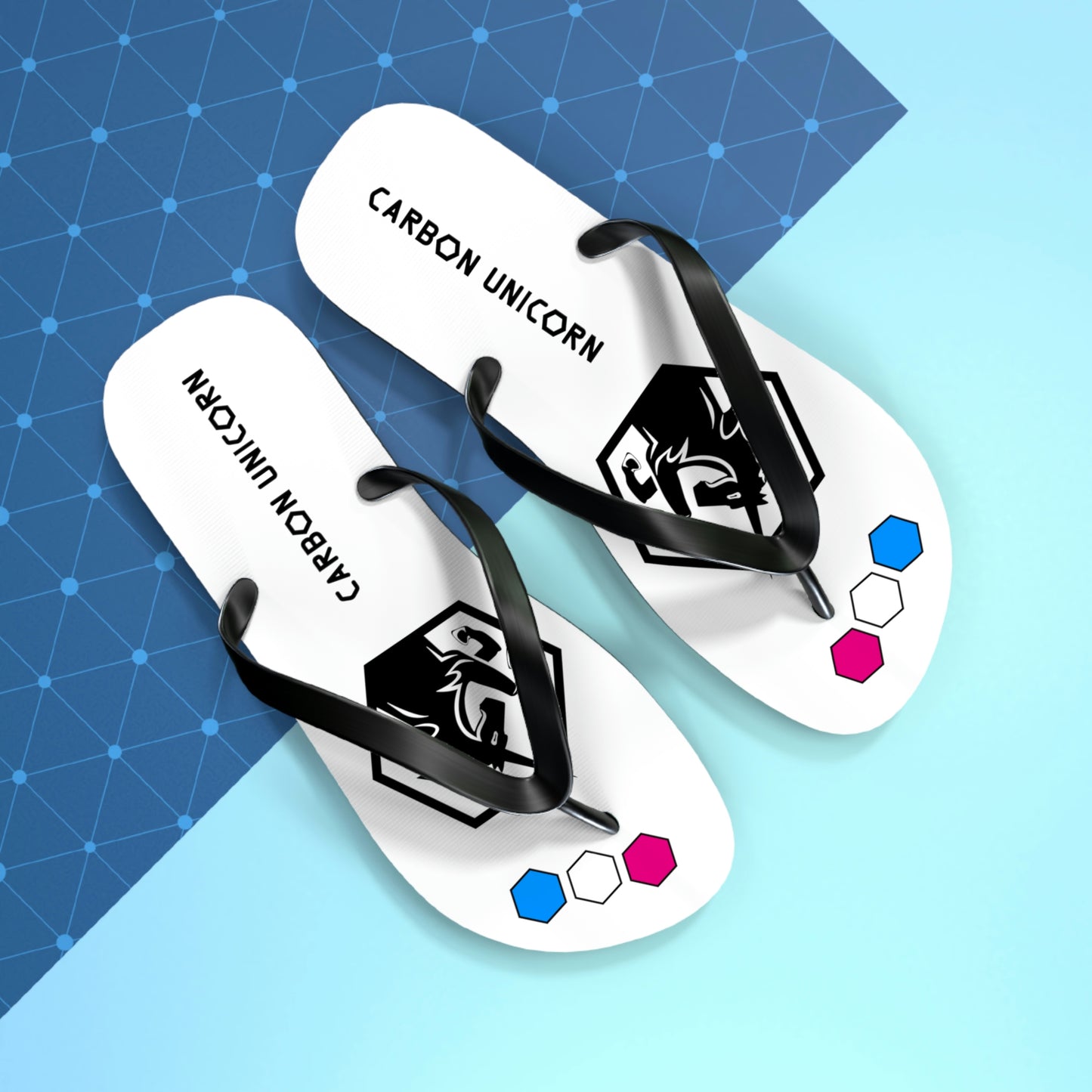 White Flip Flops
