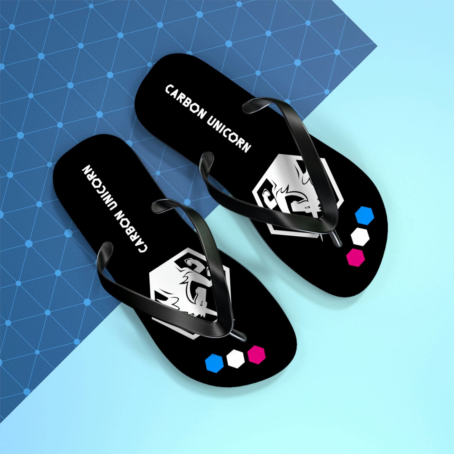Black Flip Flops