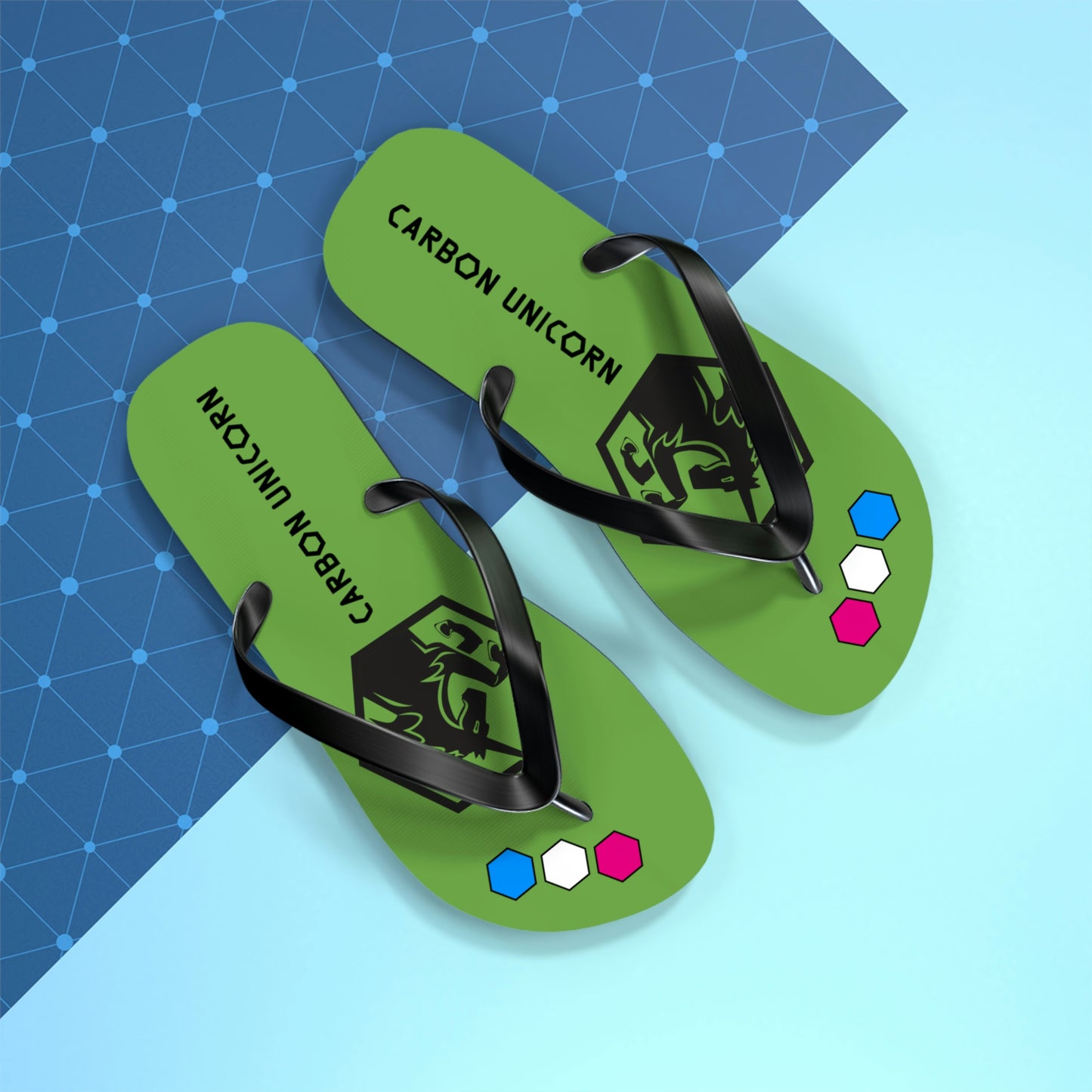 Green Flip Flops
