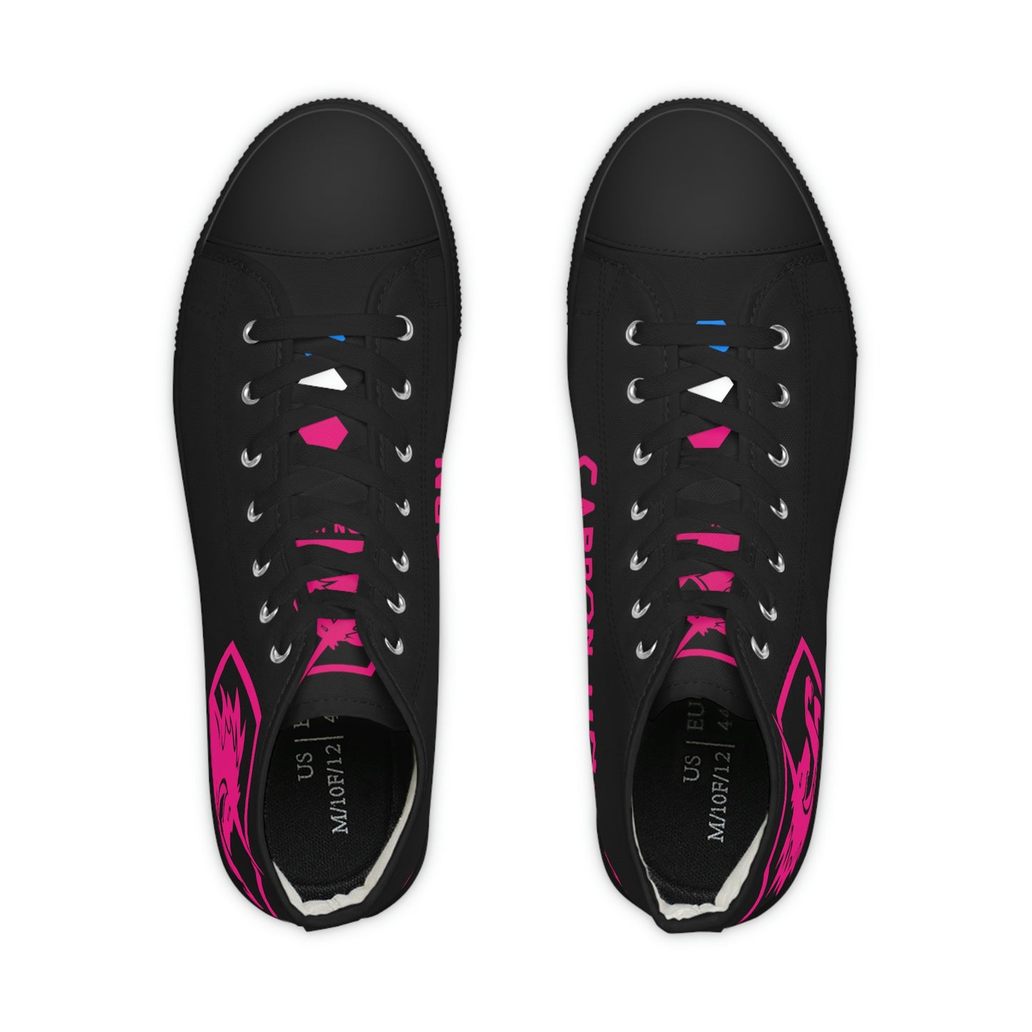 Black w/Pink High Top Sneakers
