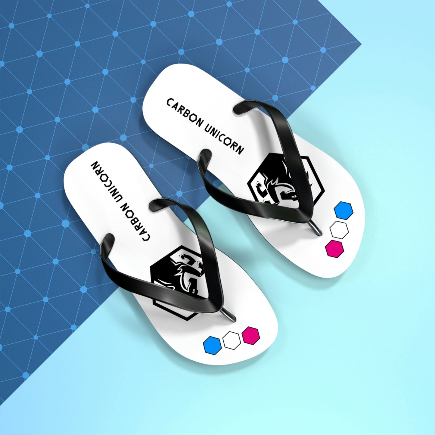 White Flip Flops