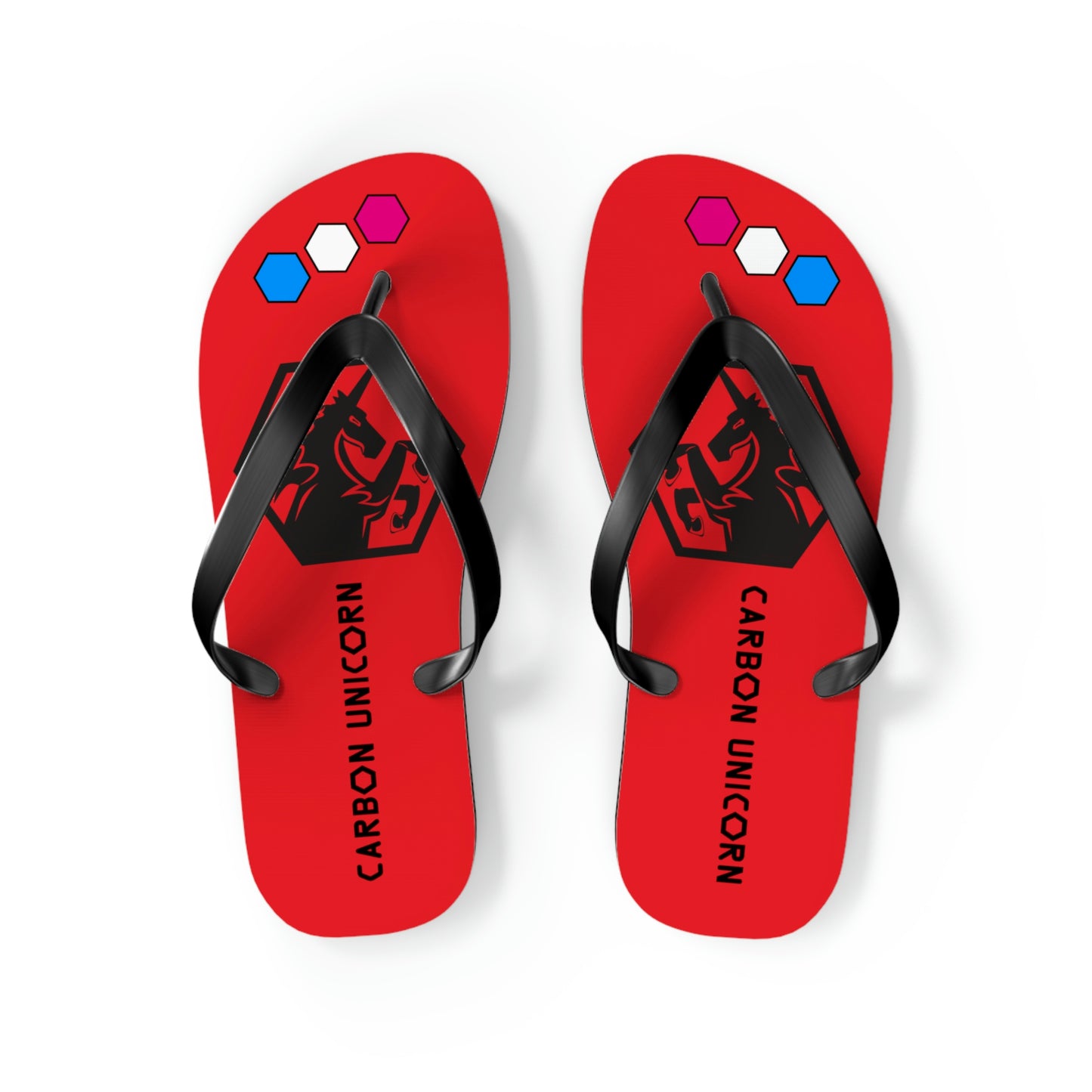 Red Flip Flops