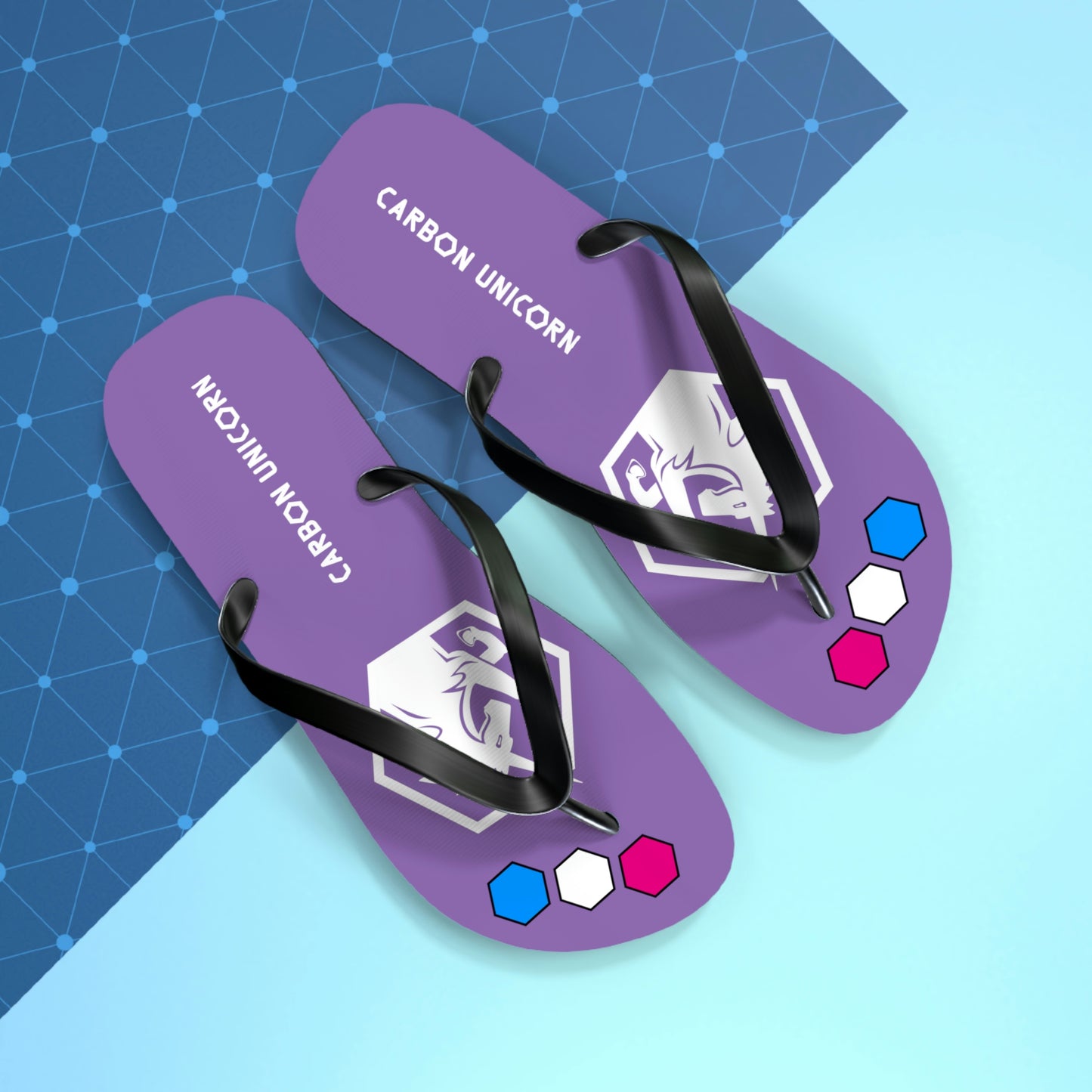 Purple Flip Flops