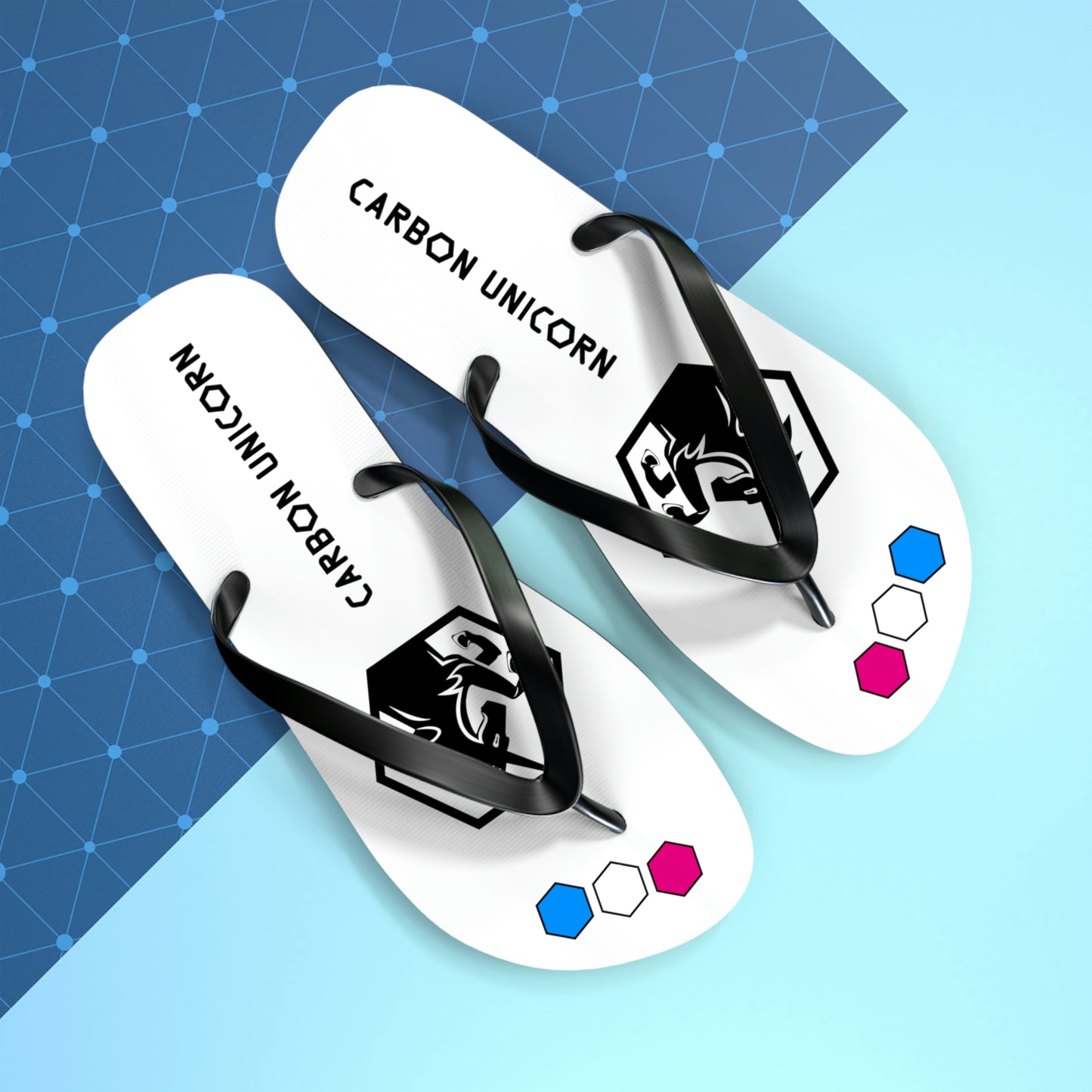 White Flip Flops