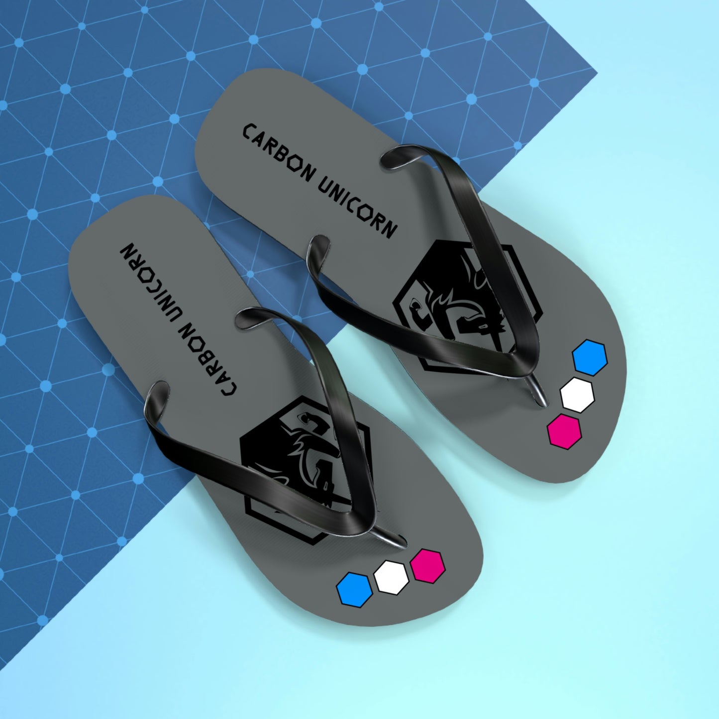 Charcoal Flip Flops