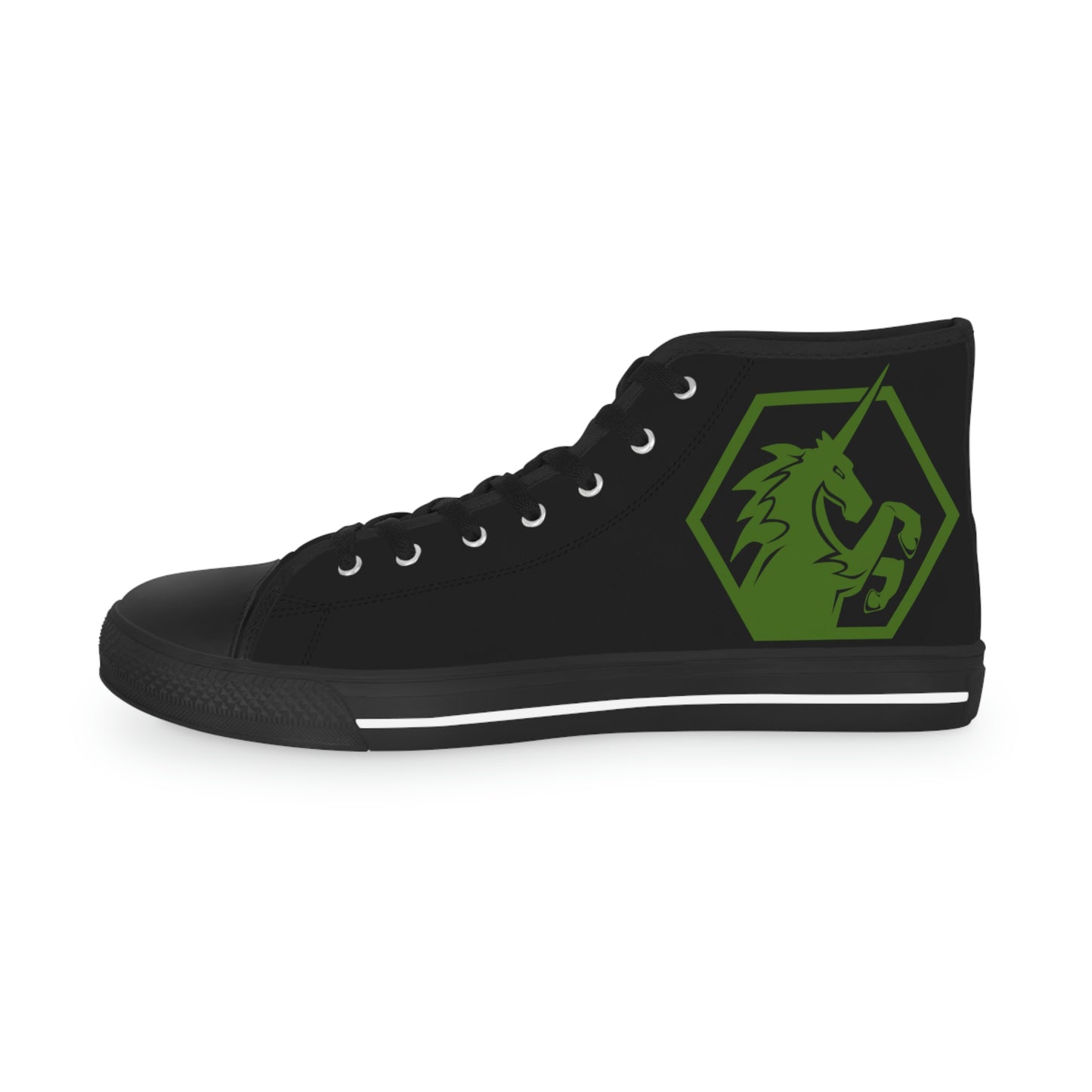 Black w/OD Green High Top Sneakers