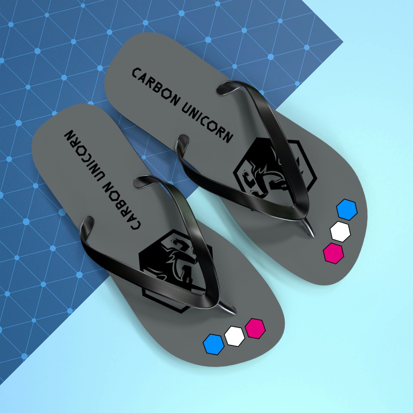 Charcoal Flip Flops